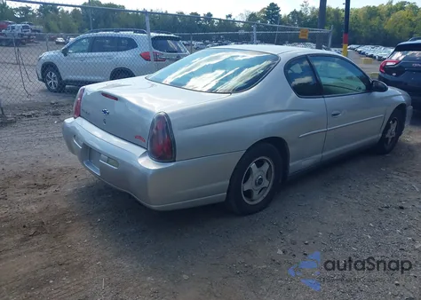 2004 Chevrolet Monte Carlo Ls из США, поврежденный, VIN 2G1WW12E049355732
